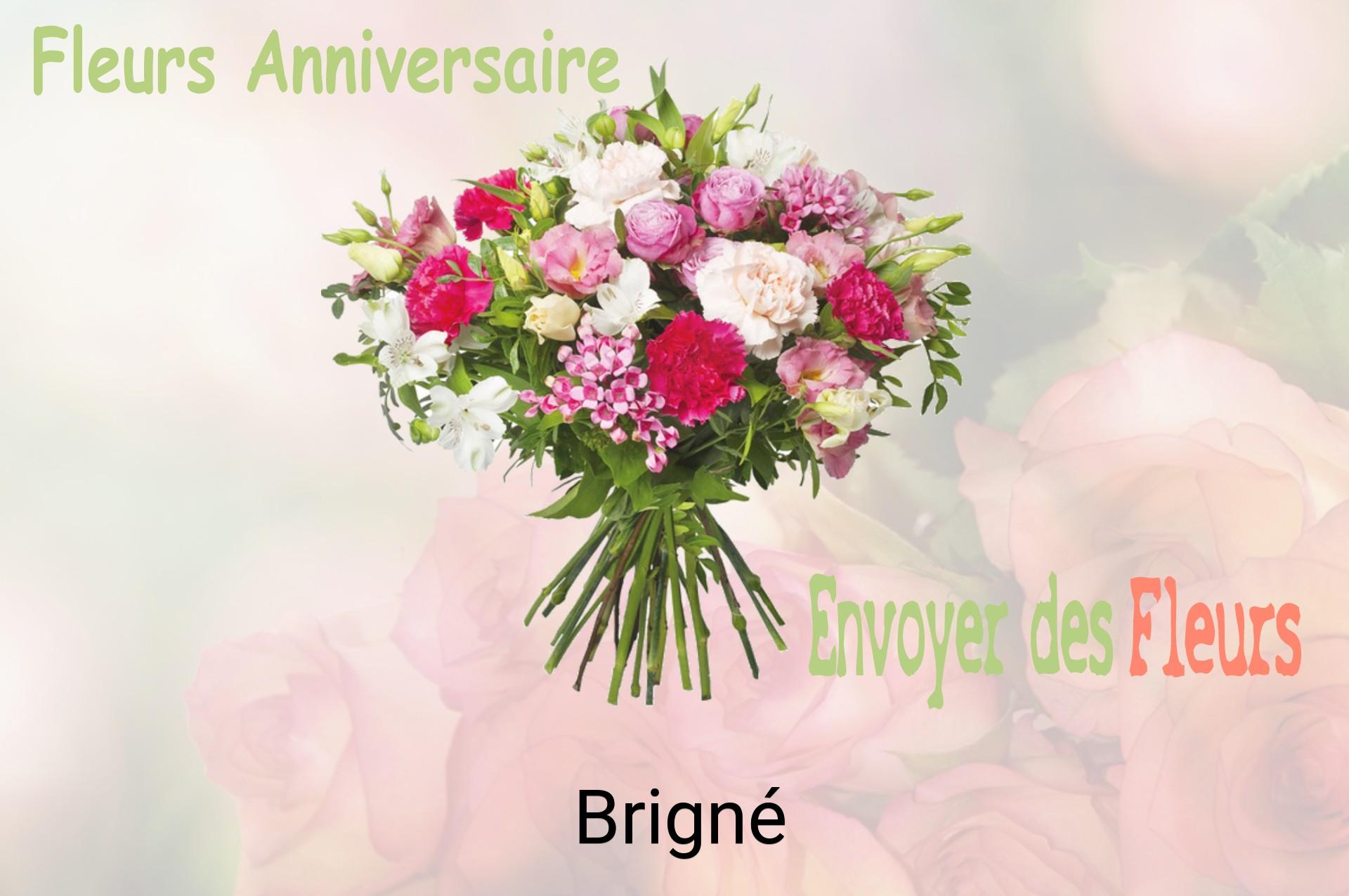 Bouquet de fleurs d’anniversaire livré à Brigné